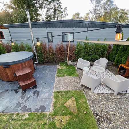 Bosrijk Chalet - Hottub - Veluwe Putten Esterno foto