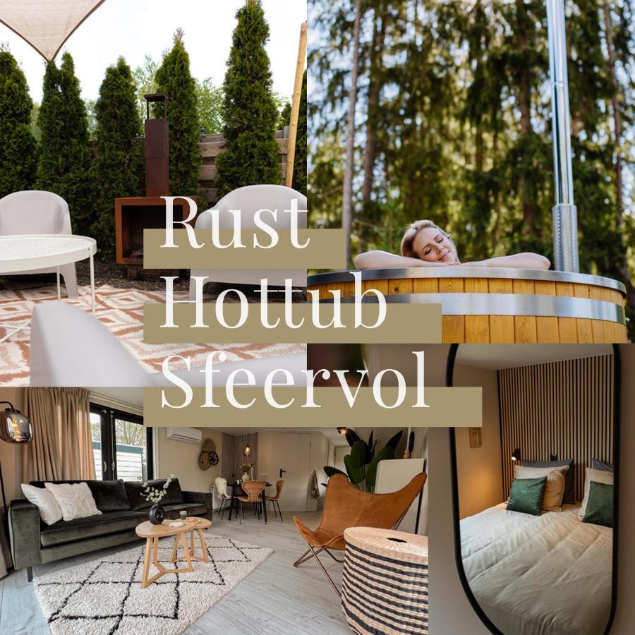 Bosrijk Chalet - Hottub - Veluwe Putten Esterno foto